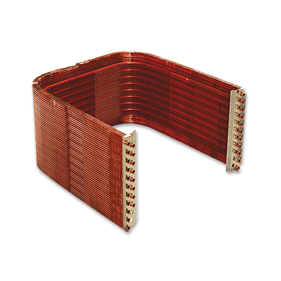 Curved Condenser Coil